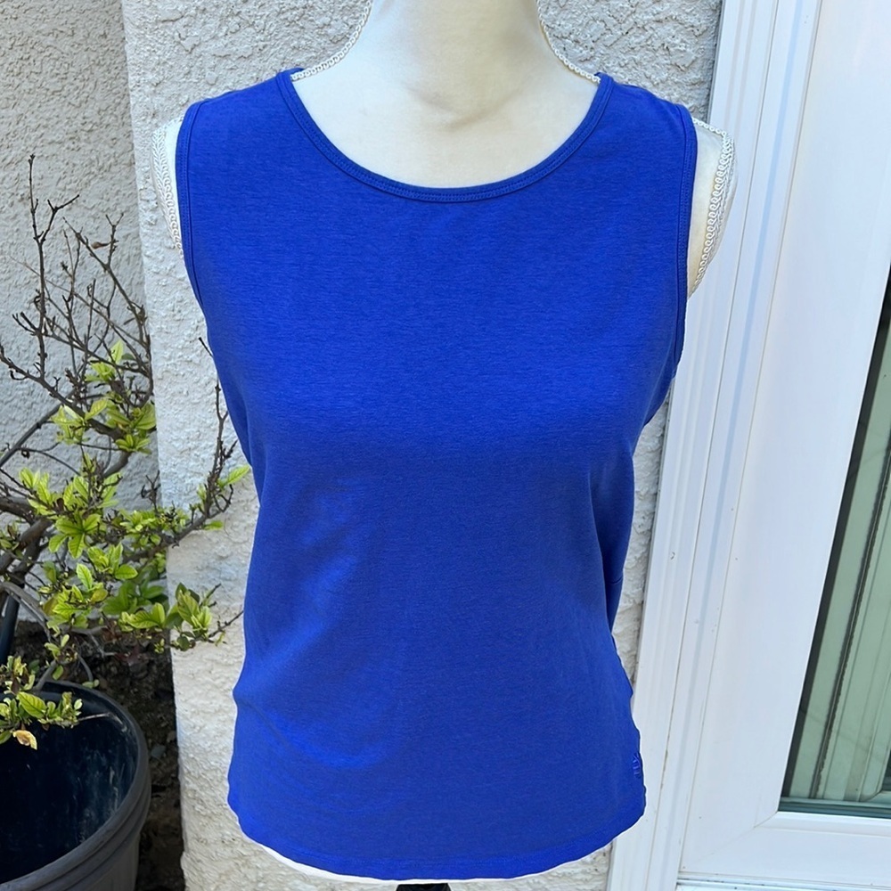 Coolibar UPF 50+ Uv Protection Bluish Purple Tank Top Women's Size L